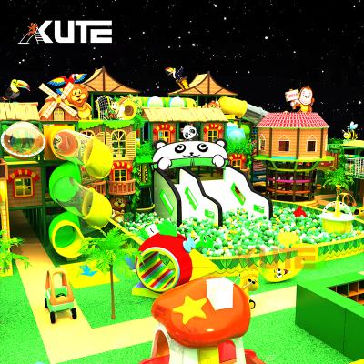 KUTE 800㎡ 丛林动物王国主题淘气堡