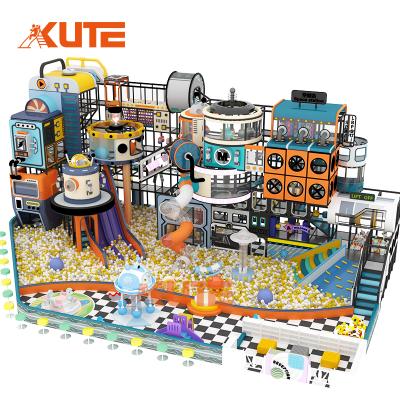 KUTE 420㎡赛博太空站主题室内淘气堡 | 定制高坪效儿童游乐中心