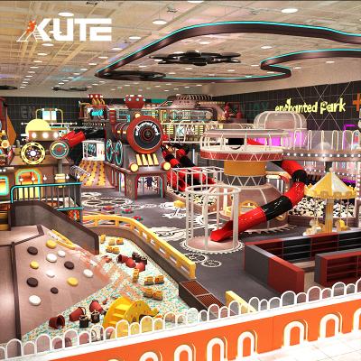 ✅ 【KUTE】520㎡ 蒸汽朋克 × 太空工业风定制淘气堡 | 沉浸式潮酷儿童综合乐园